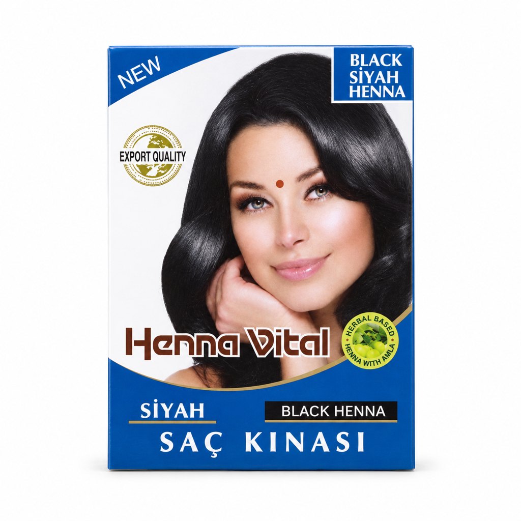 Henna Vital Saç Kınası Siyah